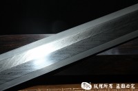 光复级孔雀纹经典铁装错银八面汉剑