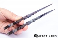 《禾》字茶剑 手工雕刻茶剑