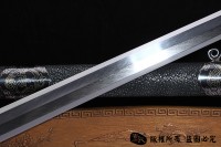 孤品铁装鎏白铜清剑
