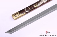 唐官刀-大马士革短刀