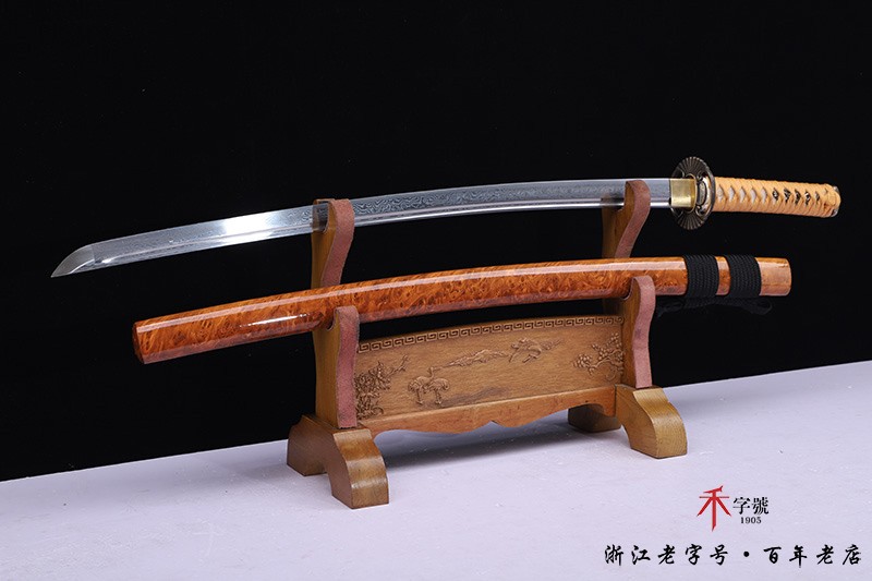 26寸銅装鋒鋼超鏡面武士刀『鏡面紅武士』 古兵器 武具 刀装具 日本刀 居合刀 26寸銅装鋒鋼超鏡面武士刀『鏡面紅武士』 古兵器 武具 刀装具