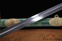 手工雕刻铜装太极武术剑